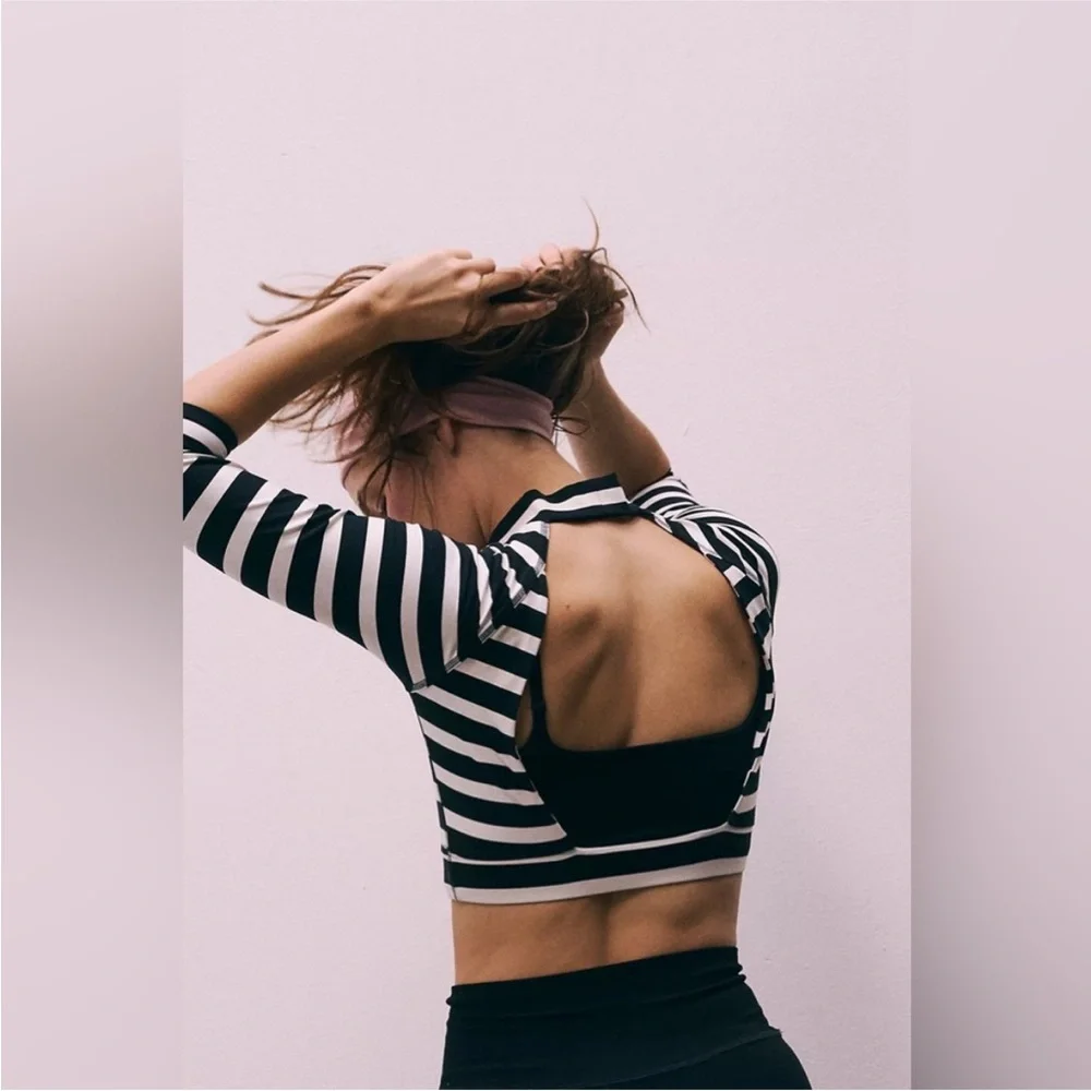 Free People FP Movement Never Better Stripe Layer